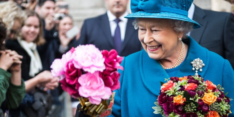 queen elizabeth is given a new rose named in honor of prince philip